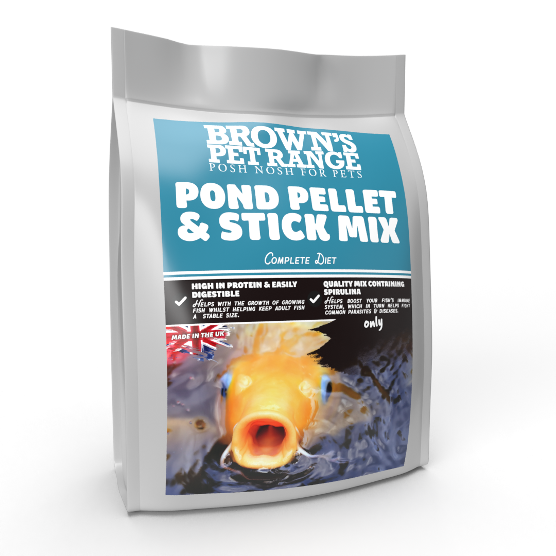 Pond Pellet & Stick | Posh Nosh For Pond Fish - BROWNS PET RANGE