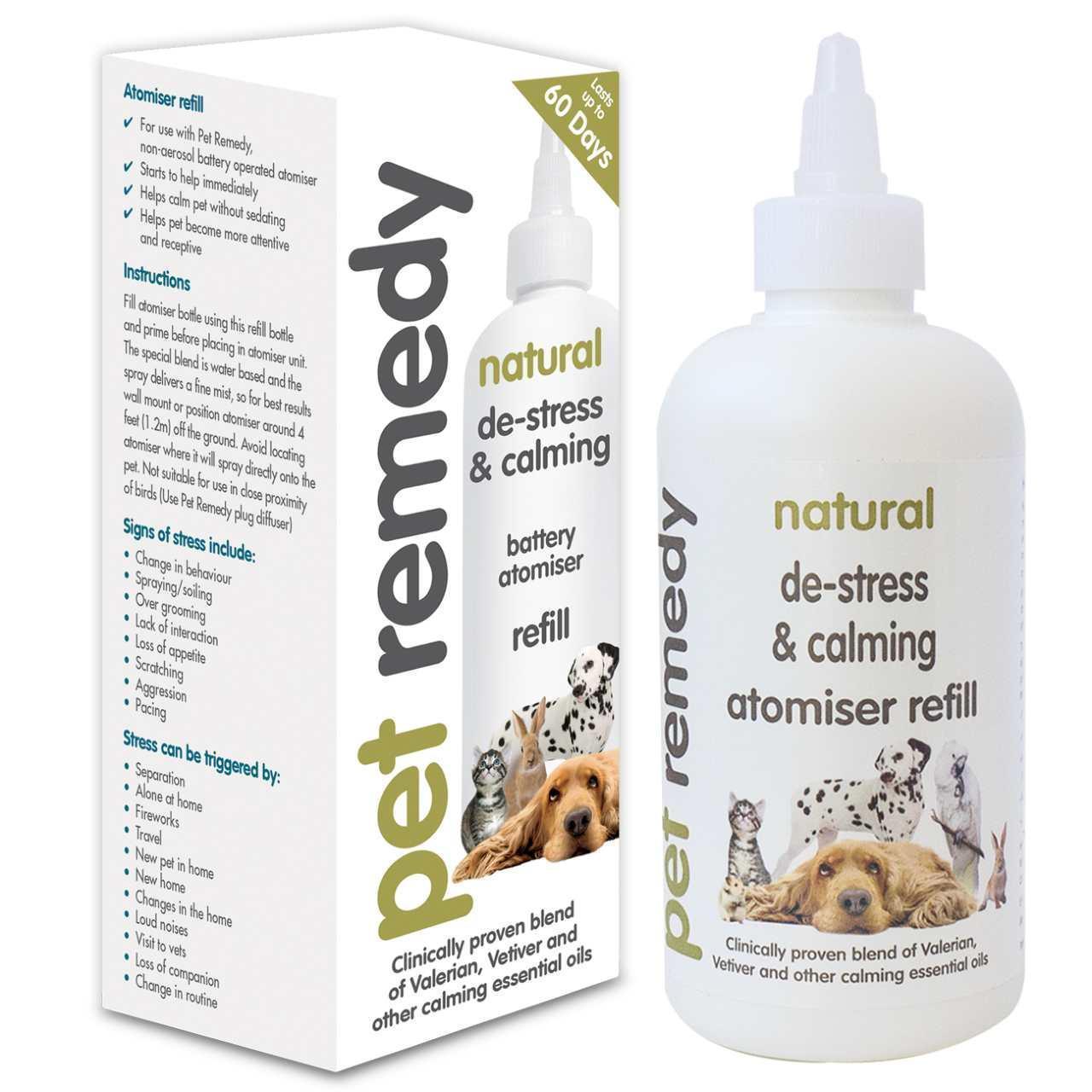 Pet Remedy Calming Atomiser Refill | For All Animals | 250ml Bottle -  - Browns Pet Range