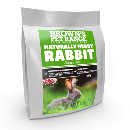 Posh Nosh For Rabbits | Naturally Herby Diet - BROWNS PET RANGE