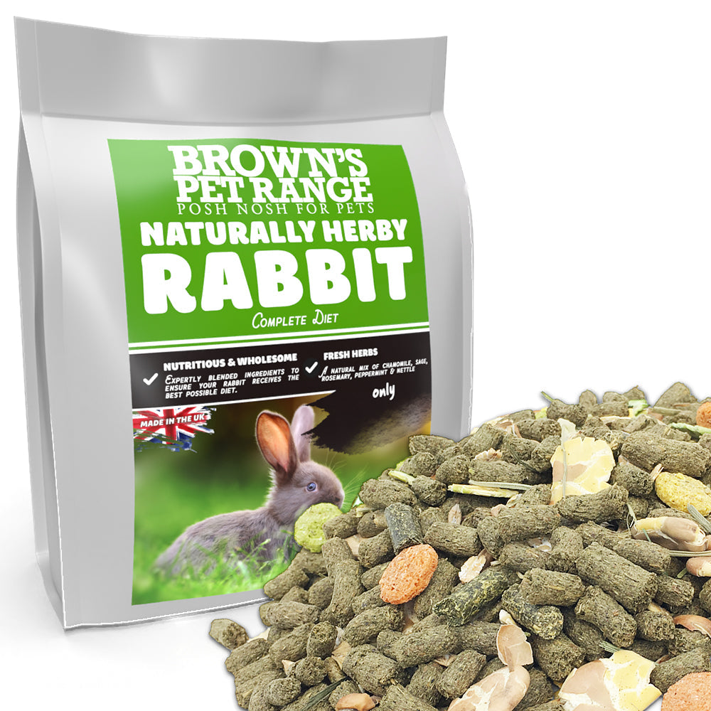 Posh Nosh For Rabbits | Naturally Herby Diet - BROWNS PET RANGE