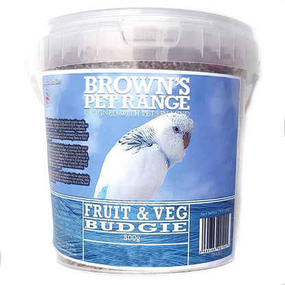 Posh Nosh for Budgies | Wild Fruit & Veg Budgie - BROWNS PET RANGE