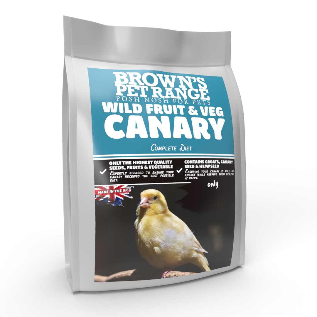 Posh Nosh for Canaries | Fruit & Veg Canary - BROWNS PET RANGE