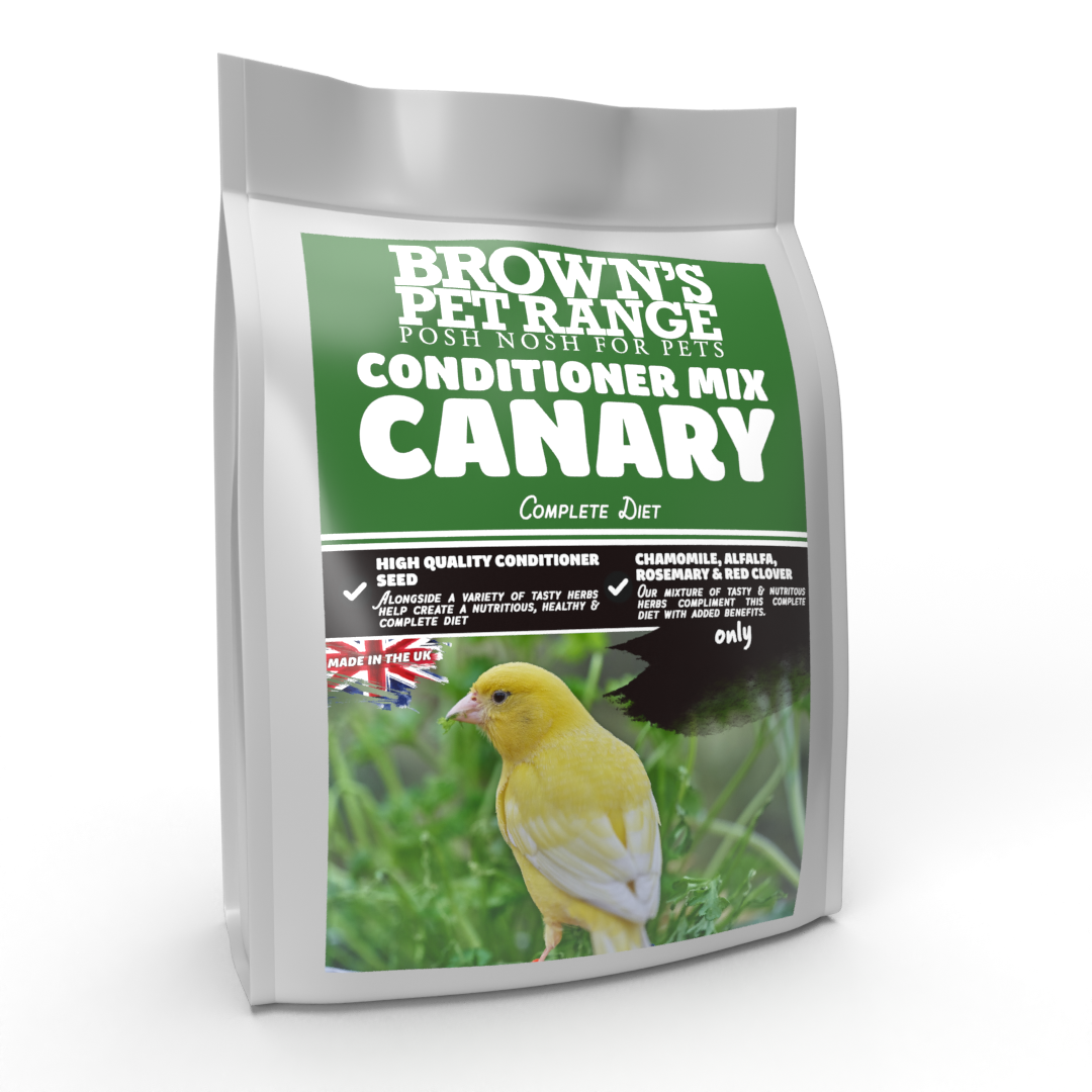 Posh Nosh for Canaries | Natural Herb Canary Conditioner - BROWNS PET RANGE