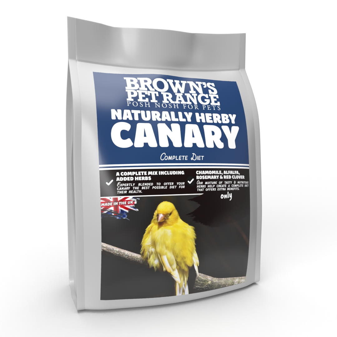 Posh Nosh for Canaries | Naturally Herby Canary - BROWNS PET RANGE