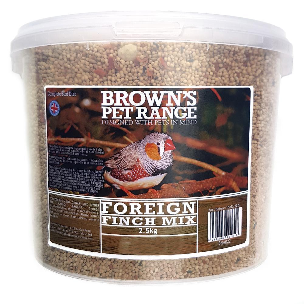 Brown's Bird Food | Foreign Finch Mix - Bird Food - Browns Pet Range