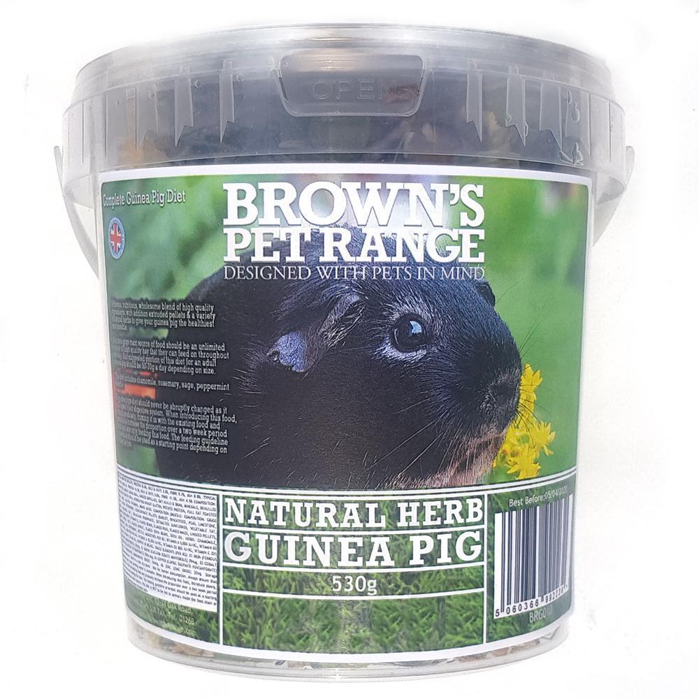 Brown's Small Animal Food | Natural Herb Guinea Pig Food - Small Animal - Browns Pet Range