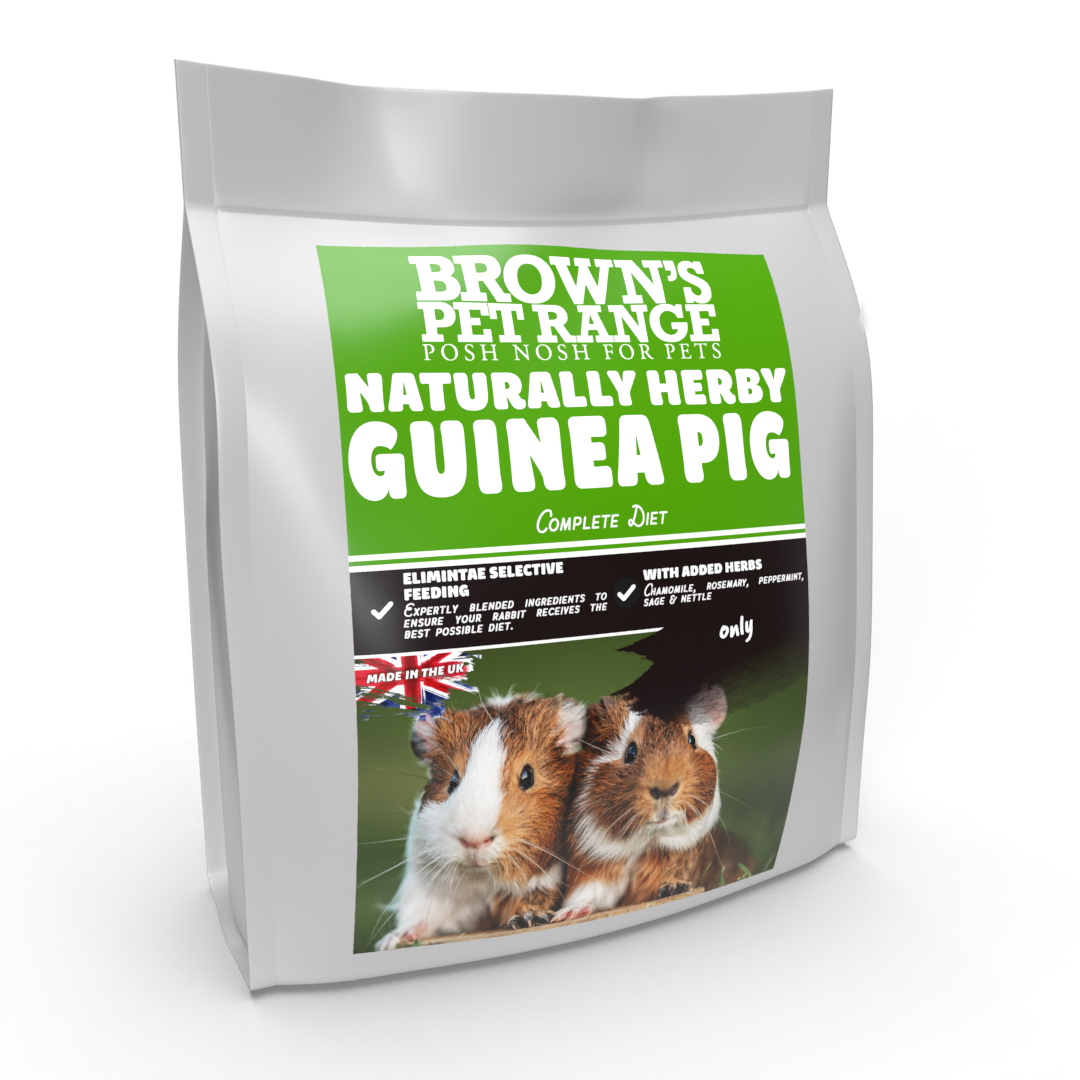 Posh Nosh for Guinea Pigs | Naturally Herby - BROWNS PET RANGE