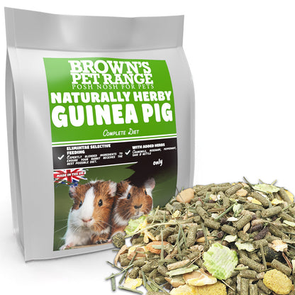 Posh Nosh for Guinea Pigs | Naturally Herby - BROWNS PET RANGE