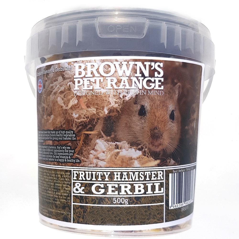 Brown's Small Animal Food | Fruity Hamster Mix - Small Animal - Browns Pet Range