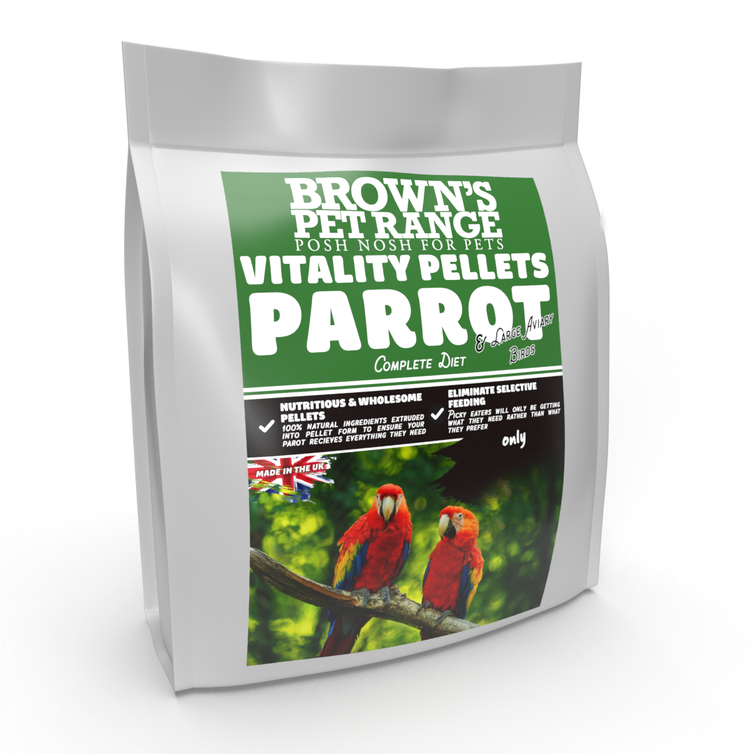 Posh Nosh for Parrots & Large Aviary Birds | Vitality Pellets - BROWNS PET RANGE