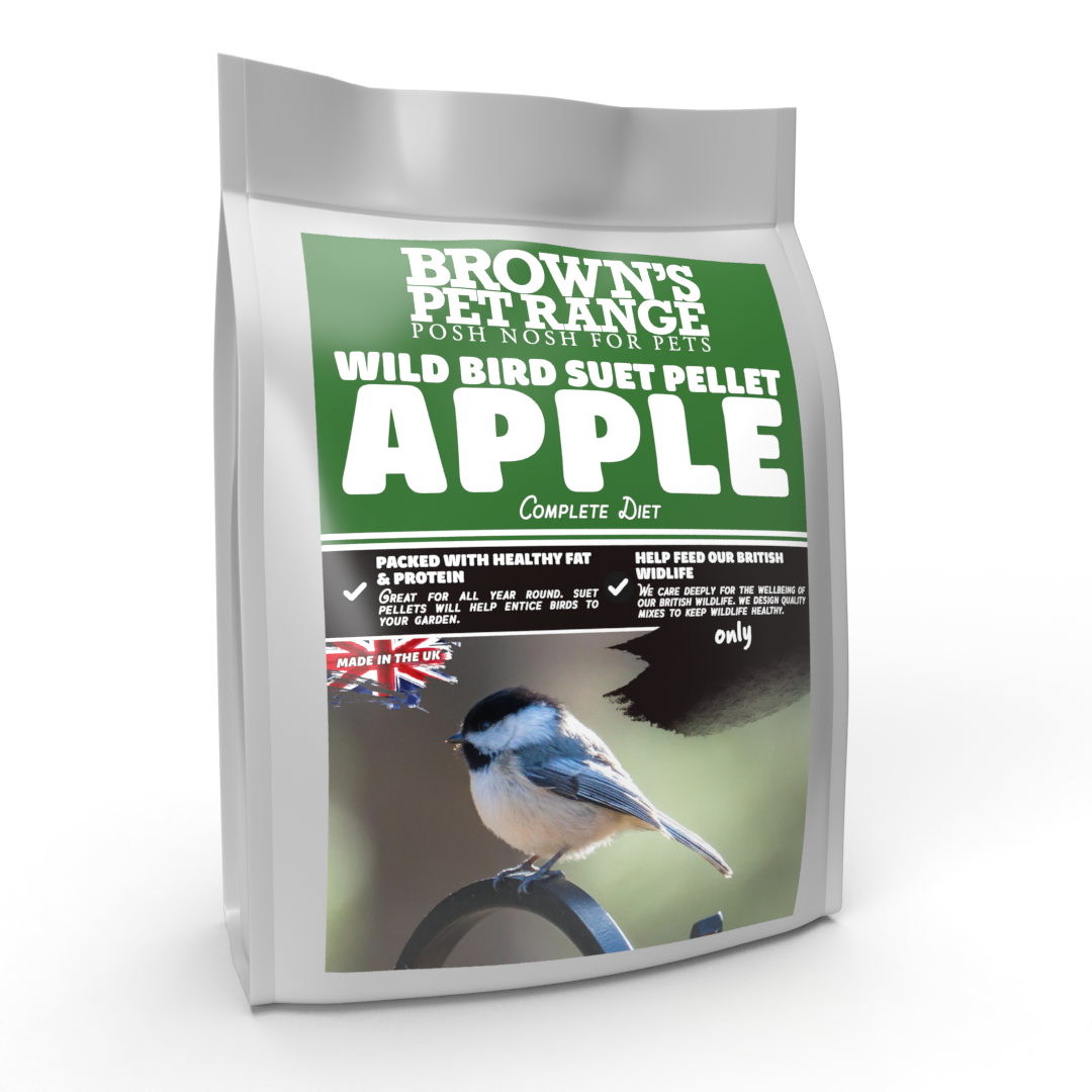 Posh Nosh for Wild Birds | Apple Suet Pellets - BROWNS PET RANGE