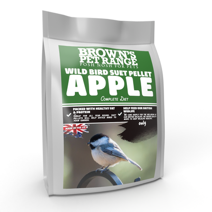 Posh Nosh for Wild Birds | Apple Suet Pellets - BROWNS PET RANGE