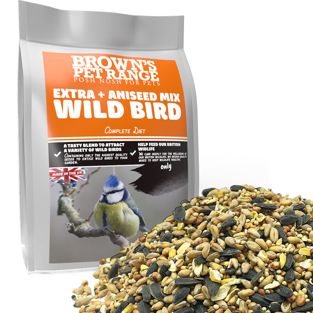 Posh Nosh for Wild Birds | Extra + Aniseed Bird Seed - BROWNS PET RANGE