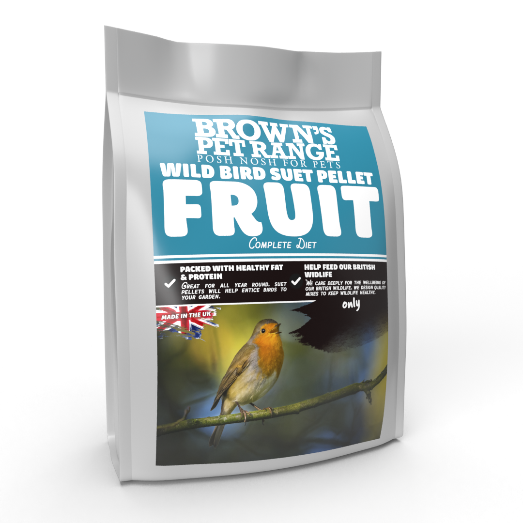 Posh Nosh for Wild Birds | Fruit Suet Pellets - BROWNS PET RANGE