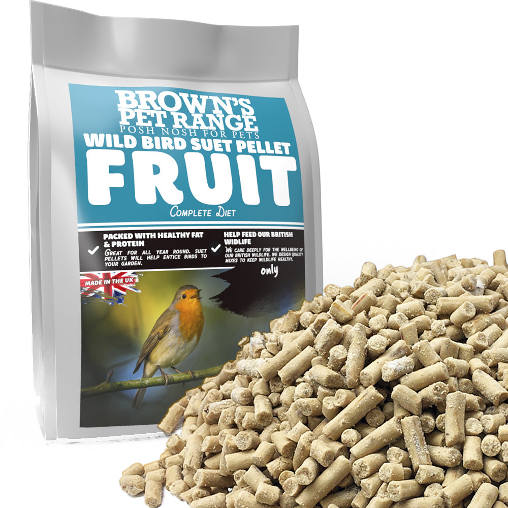 Posh Nosh for Wild Birds | Fruit Suet Pellets - BROWNS PET RANGE