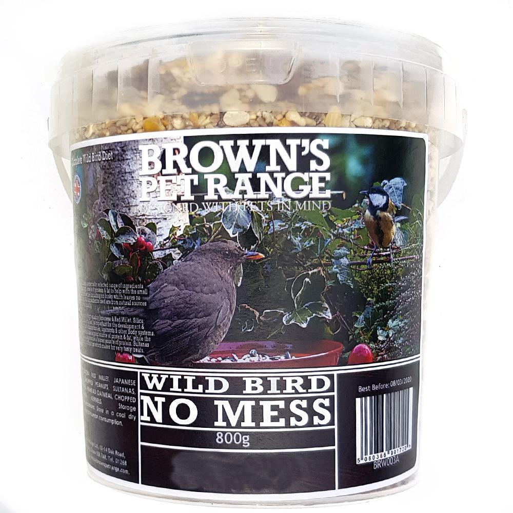 Brown's Wild Bird Seed | No Mess Mix - Bird Food - Browns Pet Range