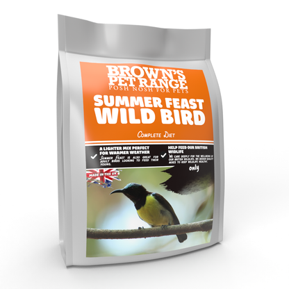 Posh Nosh for Wild Birds | Summer Feast Bird Seed - BROWNS PET RANGE