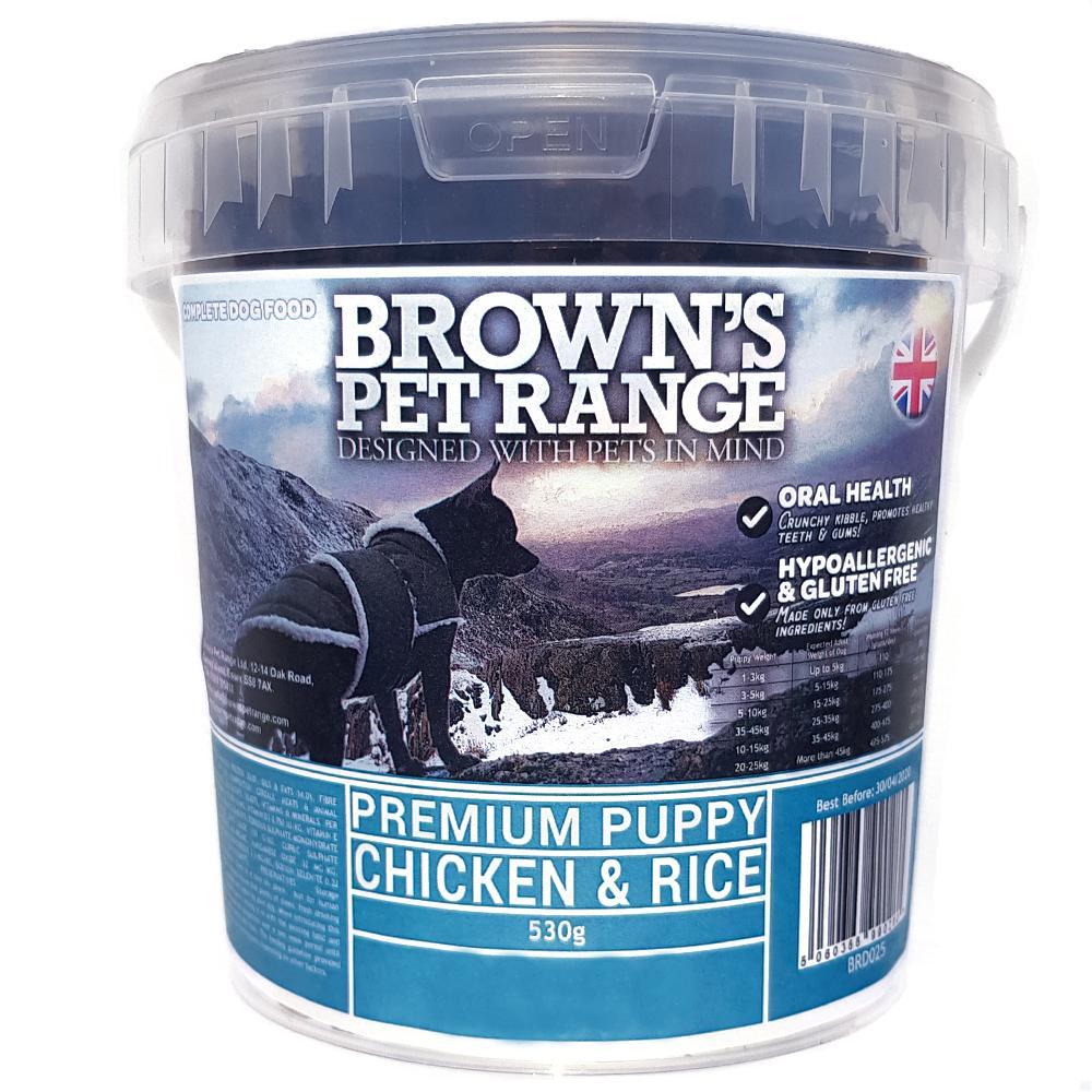 Premium Puppy Dog Food - Chicken - Dog Food - Browns Pet Range