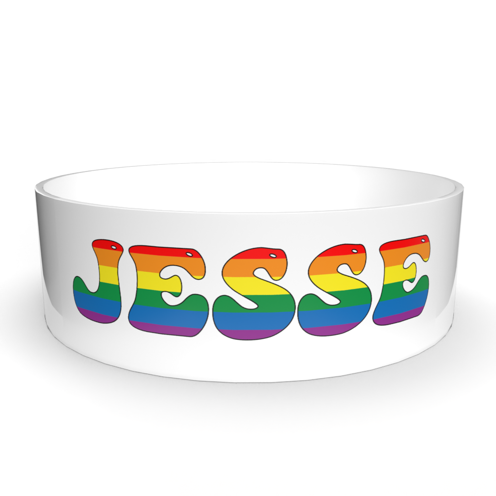 Pride Personalised Named Dog Bowl - BROWNS PET RANGE