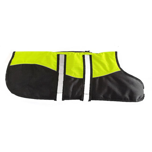 Reflective Padded Waterproof Harness Dog Coat | Neon Green - Dog Coat - Browns Pet Range