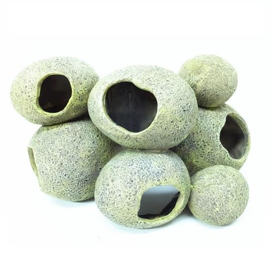 Resin Stone Hideaway's 7 Stones Aquarium Ornament -  - Browns Pet Range