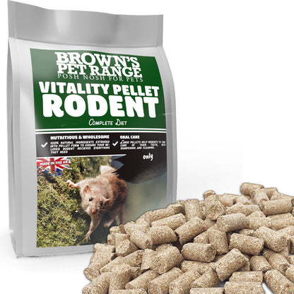 Rodent Vitality Pellet | Posh Nosh for Rodents - BROWNS PET RANGE