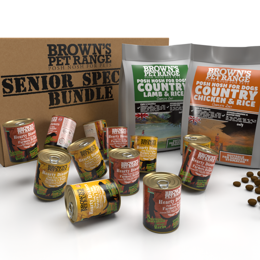 Sensitive and Senior Dog Special | Posh Nosh for Dogs Bundle - BROWNS PET RANGE