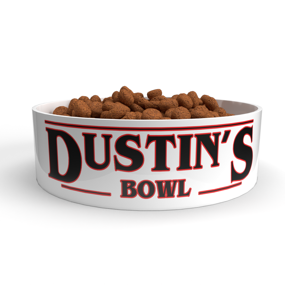 Stranger Things Personalised Named Dog Bowl - BROWNS PET RANGE