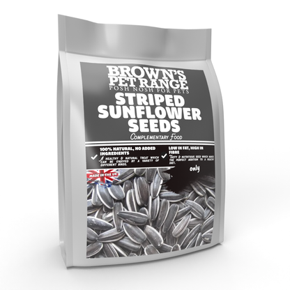 Striped Sunflower Seeds | Nature's Harvest Posh Nosh For Birds 900g - BROWNS PET RANGE