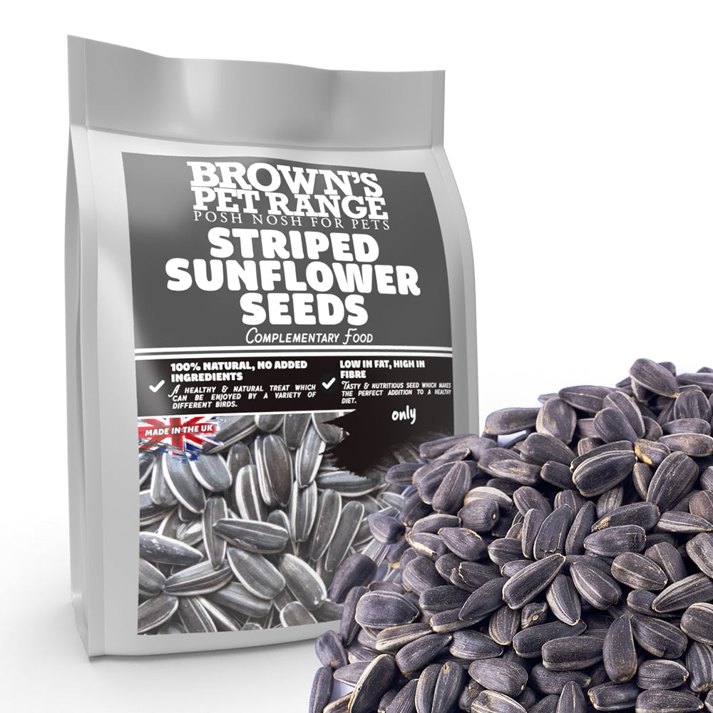 Striped Sunflower Seeds | Nature's Harvest Posh Nosh For Birds 900g - BROWNS PET RANGE