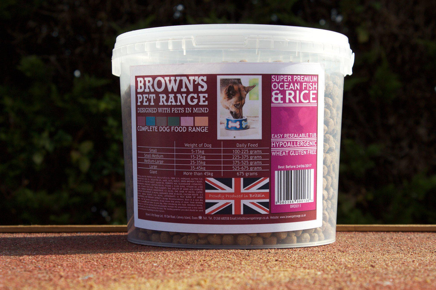 Super Premium, Ocean Fish & Rice - Dog Food - Browns Pet Range