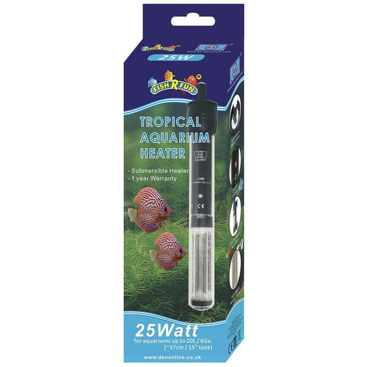 Tropical Aquarium Heater  - 6-25L Tank -  - Browns Pet Range