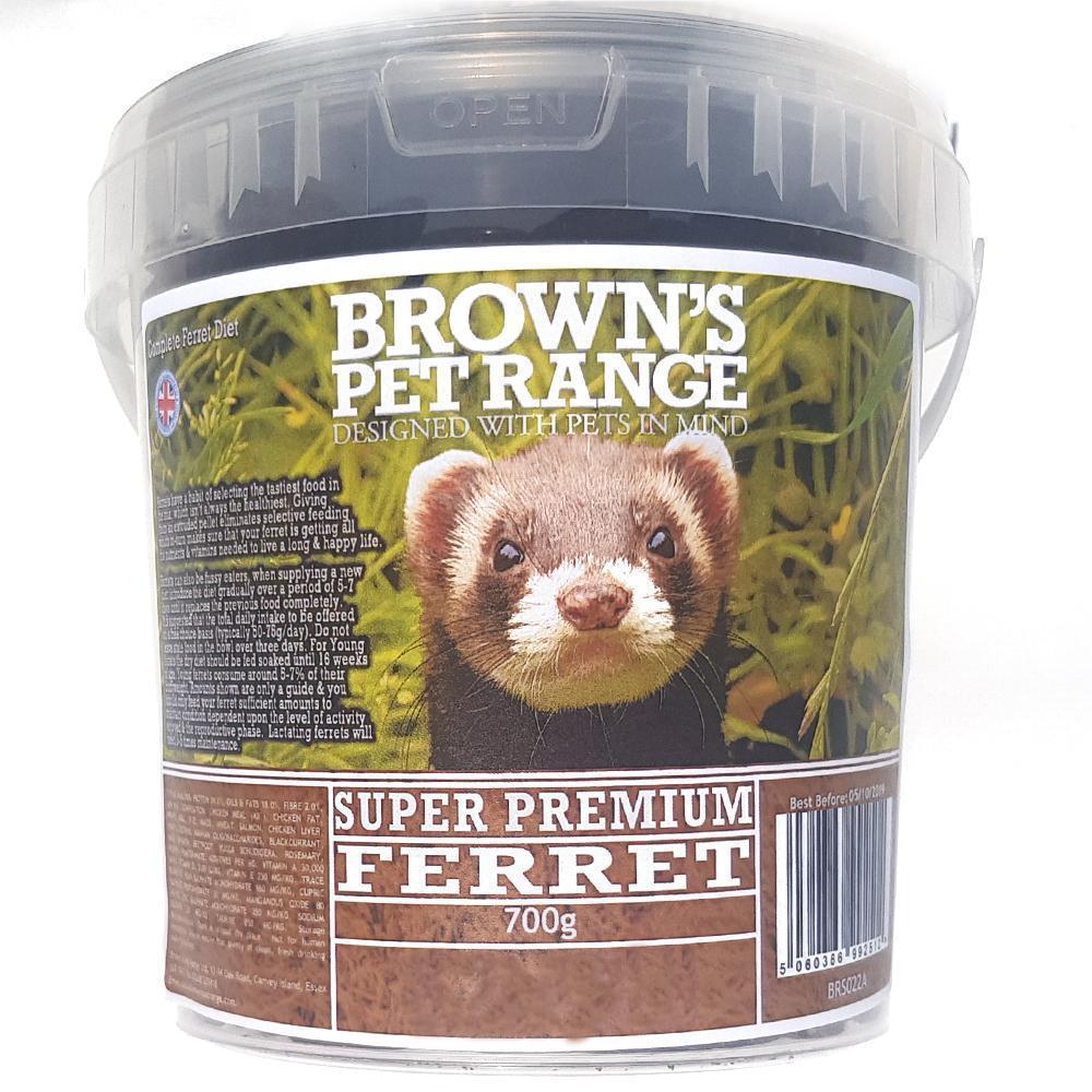 Brown's Small Animal Food | Super Premium Ferret Food - Small Animal - Browns Pet Range