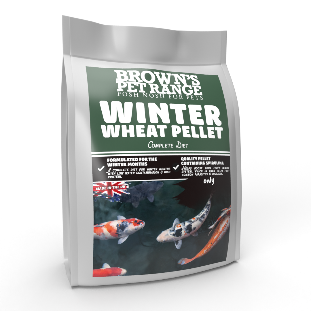 Wheat Winter Pellet | Posh Nosh For Pond Fish - BROWNS PET RANGE