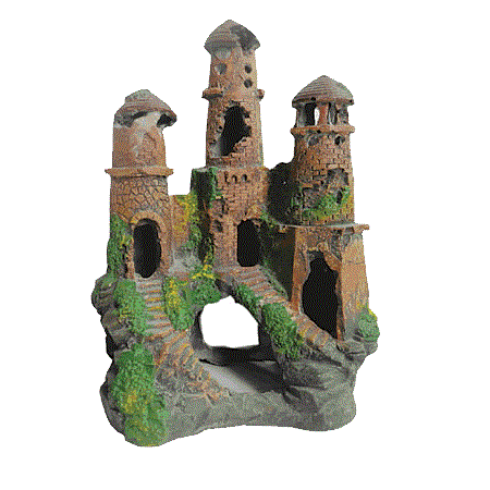 Castle Towers and Steps Aquarium Ornament -  - Browns Pet Range