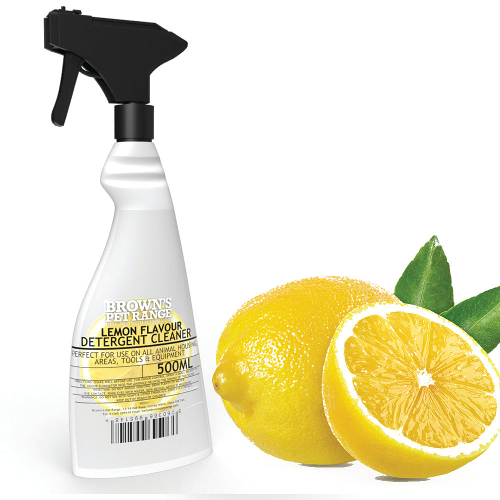 Brown's Animal Care Detergent - Lemon 500ml - BROWNS PET RANGE