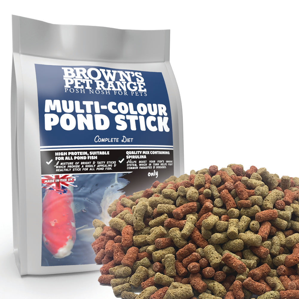 Multi Colour Stick | Posh Nosh For Pond Fish - BROWNS PET RANGE